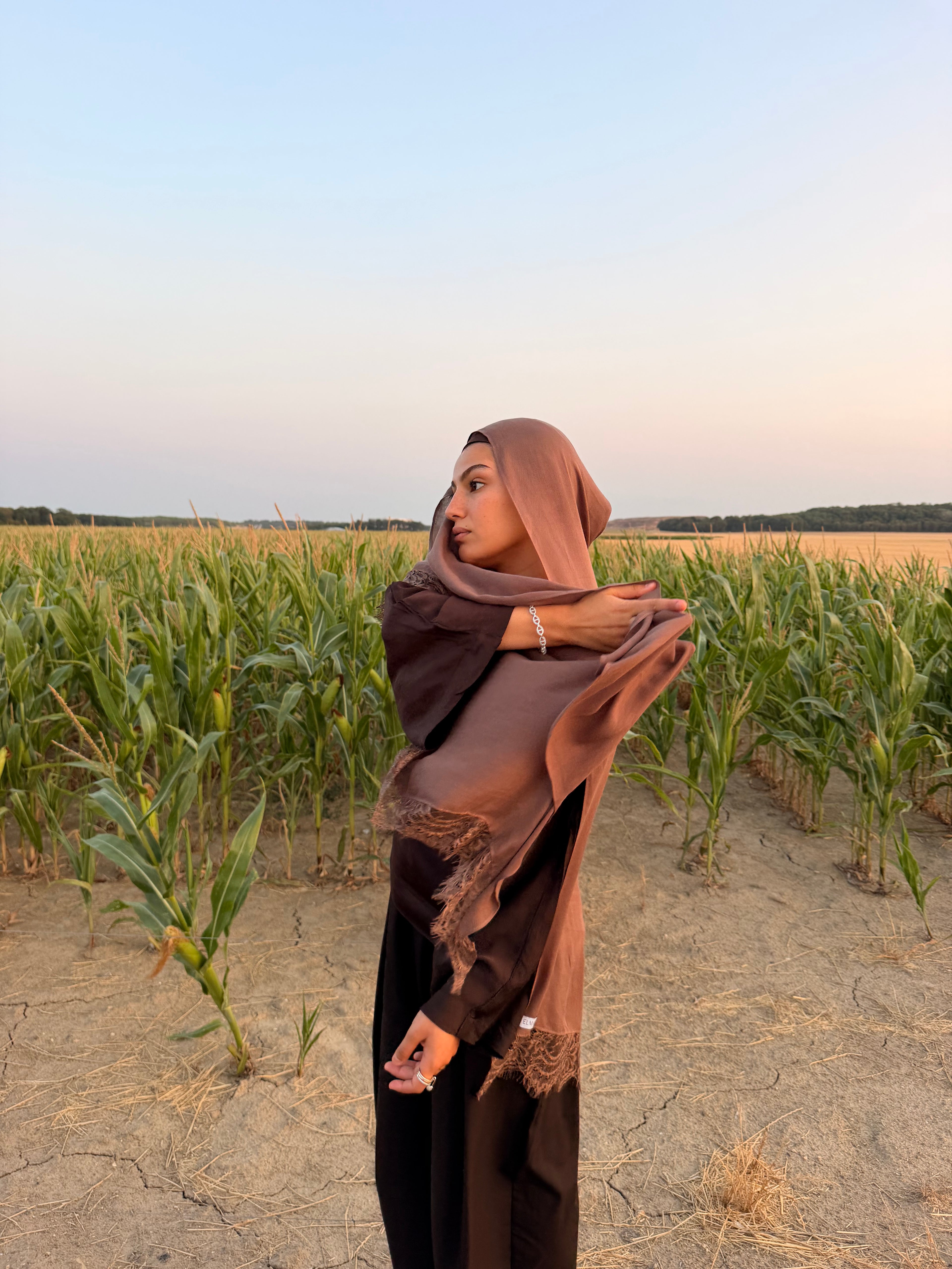 Modal Lace Hijab