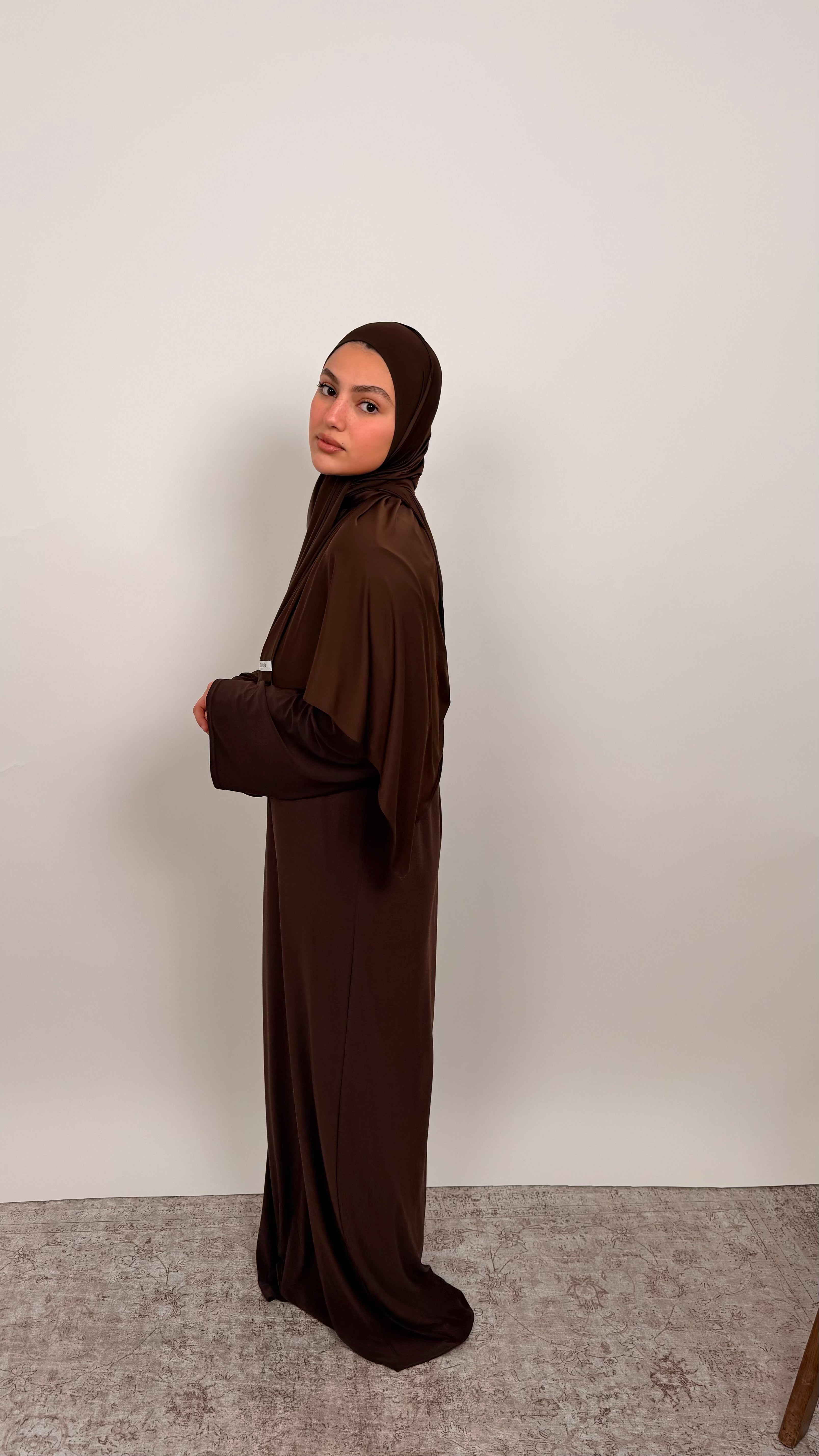 Robe en Jersey Chocolat