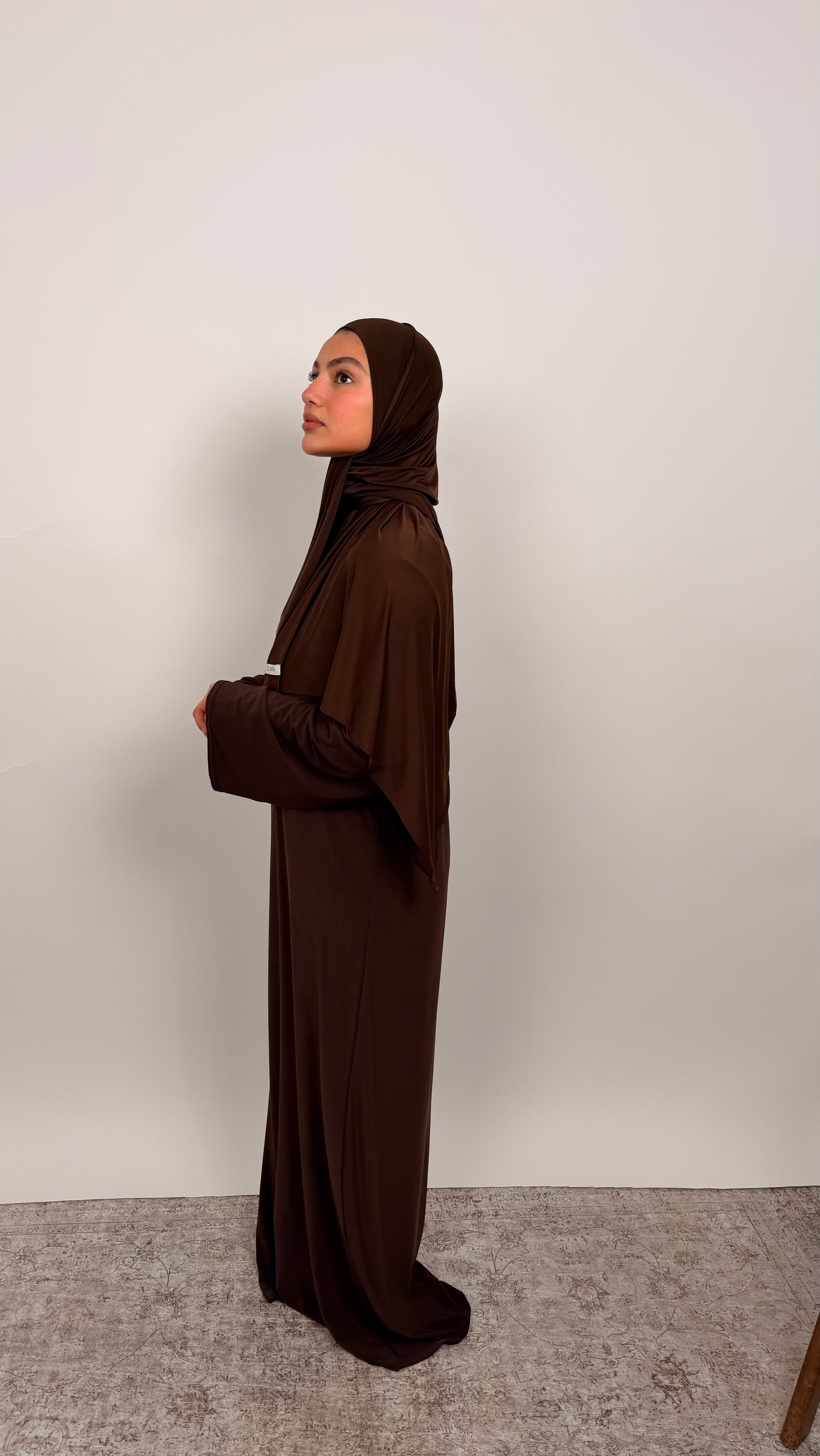 Robe en Jersey Chocolat