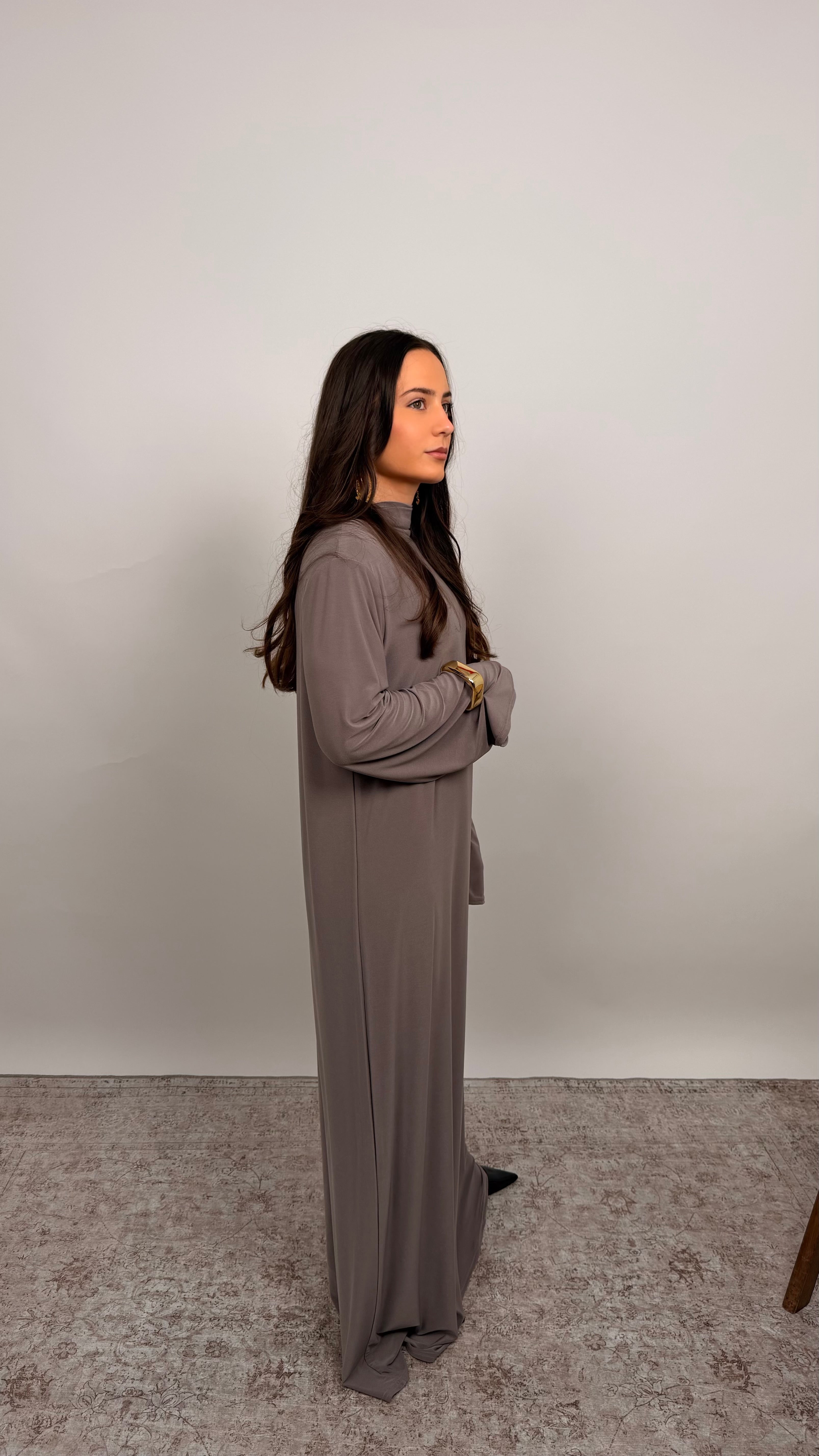 Robe en Jersey Almond